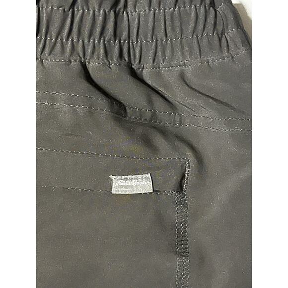 Eddie Bauer Pants Womens 4 Black Fleece Lined Jogger Zip Pockets Hiking Warm - Picture 5 of 13